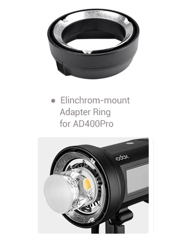 ELINCHROM adapter for AD400PRO