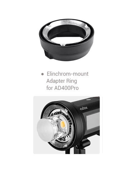 ELINCHROM adapter for AD400PRO